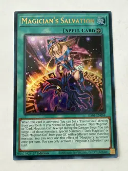 Yugioh - Magician's Salvation - Ultra - 1st - RA01-EN068 - NM - Image 1