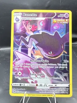 Banette TG07/TG30 Lost Origin Trainer Gallery Ultra Rare Pokemon Card - Image 1