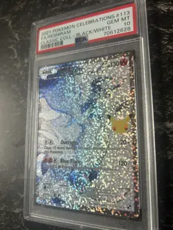 Pokemon PSA 10 Reshiram 113/114 SWSH Celebrations Classic Collection - Image 4