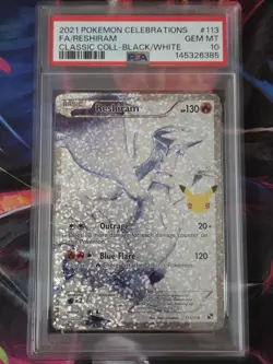 Pokemon TCG Reshiram - 113/114 - Celebrations classic collection - PSA 10 - Image 1