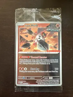 Iron Moth 028/182 GameStop Promo SEALED Pokemon TCG Reverse Holo Rare - Image 1