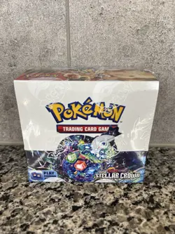 Pokemon Scarlet & Violet Stellar Crown Booster Box Sealed - Image 1