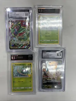 Lot Of 4 Graded Pokemon As Pictured - Image 1