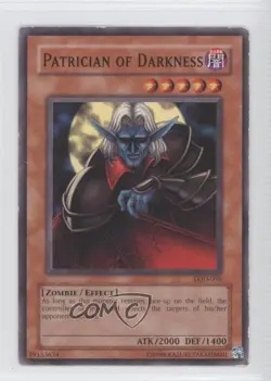 Patrician of Darkness Unlimited YuGiOh Legacy #LOD-058 2003 READ - Image 1