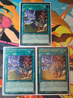 Branded Fusion - OP22-EN002 - Ultimate Rare Unlimited NM x3 Yugioh - Image 1