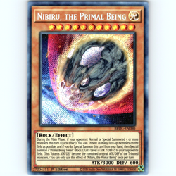 Yugioh Nibiru, the Primal Being BROL-EN080 1st Edition Secret Rare Holo - NM 💎 - Image 1