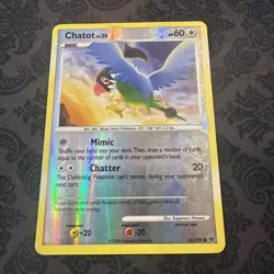 Pokemon Card - Chatot Majestic Dawn 55/100 Reverse Holo - Image 1
