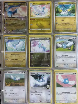 Pokemon Card Species Set Lot - 9x Unique Cards / Swablu Family 3 - Image 1