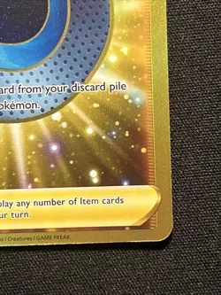 Dark Patch 216/196 Lost Origin Gold Secret Rare Pokemon TCG Card NM - Image 3