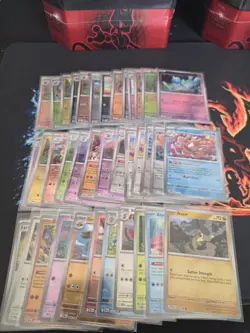 NM Pokeball Holo Patter Bulk 37 Card Lot Pokemon TCG English - Image 1