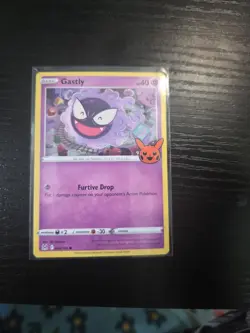 Gastly 064/196 (Trick or Trade Stamped) Lost Origin Common Pokemon Card NM - Image 3