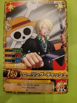 NM Sanji Strawhat One Piece OnePy Berry Match C204-W Bandai Tcg Ccg Japan Anime - Image 1
