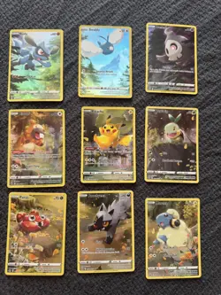 Crown Zenith Galarian Gallery 9 Card Set - Pikachu GG30 GG26-GG34 Pokemon Cards - Image 2