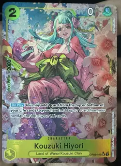 One Piece CCG Kouzuki Hiyori OP06-106 SR Wings of the Captain - Image 1