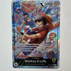 Bandai One Piece Monkey D. Luffy Leader Full Art Foil OP15-098 EN - Image 1
