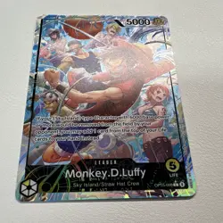 Bandai One Piece Monkey D. Luffy Leader Full Art Foil OP15-098 EN - Image 3