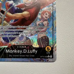 Bandai One Piece Monkey D. Luffy Leader Full Art Foil OP15-098 EN - Image 4