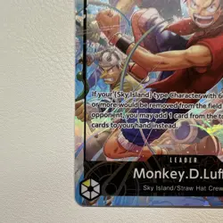 Bandai One Piece Monkey D. Luffy Leader Full Art Foil OP15-098 EN - Image 5