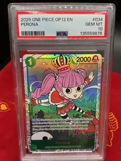 Perona OP12-034 One Piece Legacy of the Master PSA 10 - Image 1