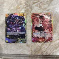 OP16-119 SEC Marshall D. Teach & Ace OP16-118 One Piece TCG The time for battle - Image 1