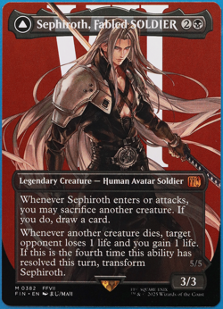Sephiroth, Fabled SOLDIER (Borderless Character 382) MINT CARD (503006) ABUGames - Image 1