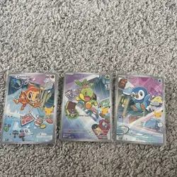 First Partner Illustration Collection Sinnoh Starter Set - Image 1