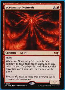 Screaming Nemesis Duskmourn: House of Horror MINT CARD (503004) ABUGames - Image 1