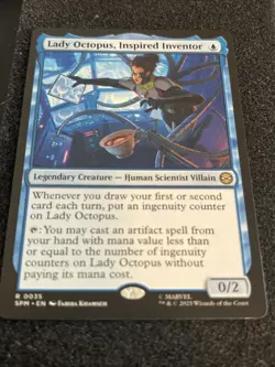 Lady Octopus Inspired Inventor - MtG Spider-Man - NM - Image 1