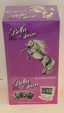 Bella Sara 2nd Series 12 Card Packs 2007 Hidden City Games New Sealed - Image 2