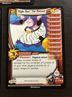 DBZ CCG Non Foil Rare Majin Buu Card LOT LV 1-3 194 195 196 Dragon Ball Z Score - Image 5