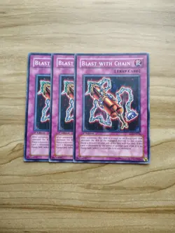 Yu-Gi-Oh! - Blast With Chain 3x - Full Playset Of Cards - Image 1