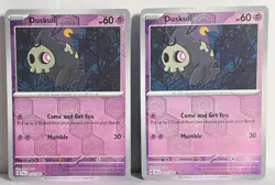Reverse Holo Dusknoir & Duskull Shrouded Fable 4 Card Lot Pokemon TCG - Image 2