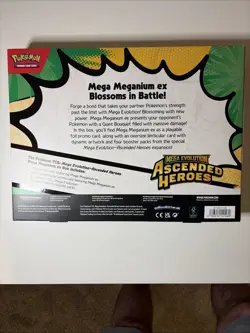 Pokemon TCG Ascended Heroes Mega Meganium ex Box Sealed New Promo Cards & Packs - Image 2