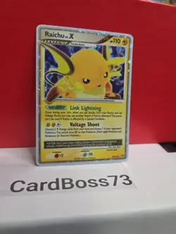 🔥 Pokemon TCG English Card Stormfront Raichu Lv.X 99/100 Holo Rare - Image 4