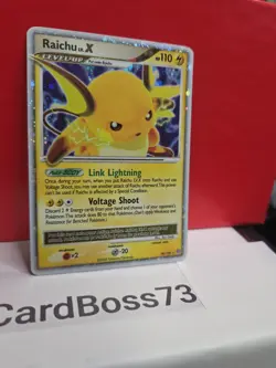 🔥 Pokemon TCG English Card Stormfront Raichu Lv.X 99/100 Holo Rare - Image 5