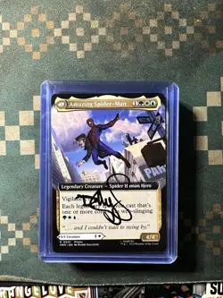 Peter Parker Spiderman MTG Disney Exclusive Promo Signed Artist Randy Gallegos - Image 1