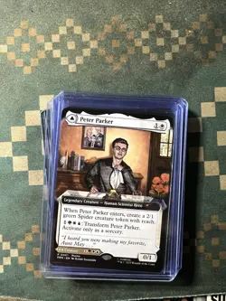 Peter Parker Spiderman MTG Disney Exclusive Promo Signed Artist Randy Gallegos - Image 2