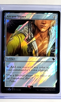 MTG Magic The Gathering FIC Final Fantasy Commander Surge Foil 334 Arcane Signet - Image 1