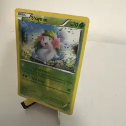 Pokemon Shaymin 10/ 149 Reverse Holo Basic Grass 70 HP Card English - Image 4