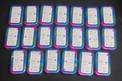 Pokemon 20 EMPTY Prismatic Evolution Eevee Eeveelutions TCG Mini Tin Bundle Lot - Image 3