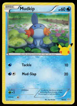 Mudkip 019/025 Promo McDonald's 25th Anniversary Promos Pokemon Near Mint - Image 1