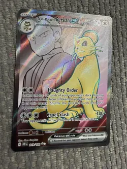 Pokemon TCG Team Rockets Persian EX Full Art 219/182 Destined Rivals Ultra Rare - Image 2