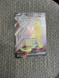 Pokemon TCG Team Rockets Persian EX Full Art 219/182 Destined Rivals Ultra Rare - Image 5