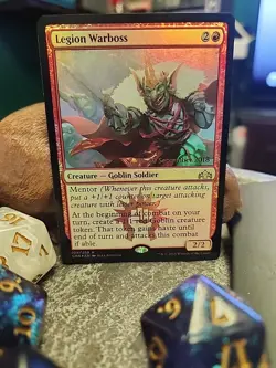 MTG Legion Warboss - Foil art - Ravnica Remastered #109/259 - Image 1