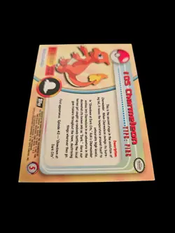 Charmeleon HOLO FOIL 1999 Topps Pokemon TV Animation #05 - Image 2