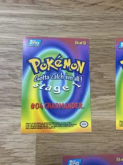 NM Charizard Evolution Line. Topps Pokemon the First Movie. BLUE LOGO! Rare! - Image 4