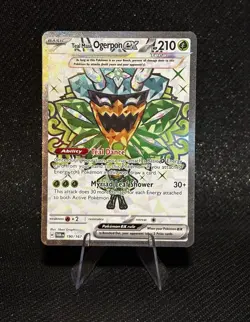 The Pokemon Company Teal Mask Ogerpon ex 190/167 Sv06 Ultra Rare Holo ENG - Image 1