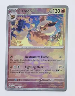 Flareon 13/131 Pokemon TCG S&V Prismatic Evolutions Pokeball Rare Holo - NM - Image 1