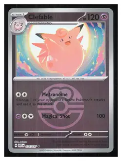 🎴 Clefable (Love Ball) 075/217 Uncommon Reverse Holo Ascended Heroes NM - Image 1