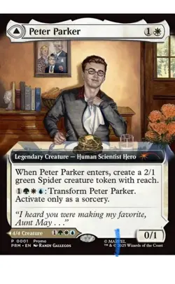 Peter Parker Amazing Spiderman MTG Disney Exclusive Event Promo Non-Foil Onhand - Image 1